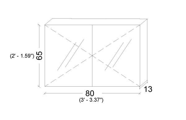 Зеркальный шкаф Armadi Art Vallessi 80 см 547-Z с подсветкой зебрано