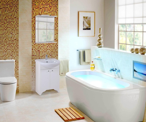 Тумба под раковину Onika Омега 105015 50 см белая (раковина Акватон 52)