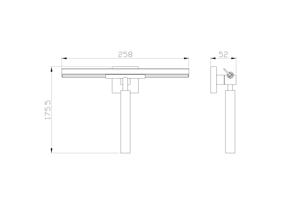 Водосгон для стекол Wonzon & Woghand Polo WW-8923 хром глянцевый