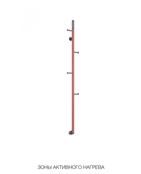 Полотенцесушитель электрический Wonzon & Woghand Kassel WW-AL616-MB черный матовый