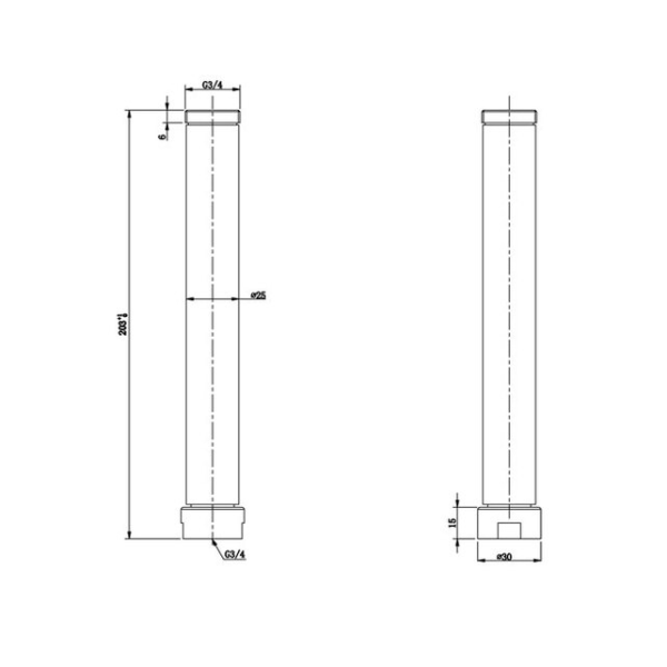 Удлинитель для гарнитура Caprigo Parts 99-567-vot бронза