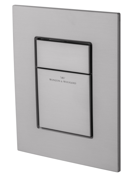 Кнопка смыва Wonzon & Woghand WW-IB256-BGM темный графит брашированный пневматическая