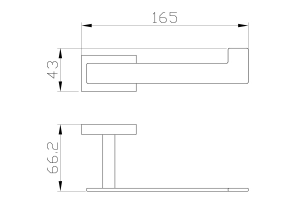 Держатель для туалетной бумаги Wonzon & Woghand Flat WW-9716 хром глянцевый