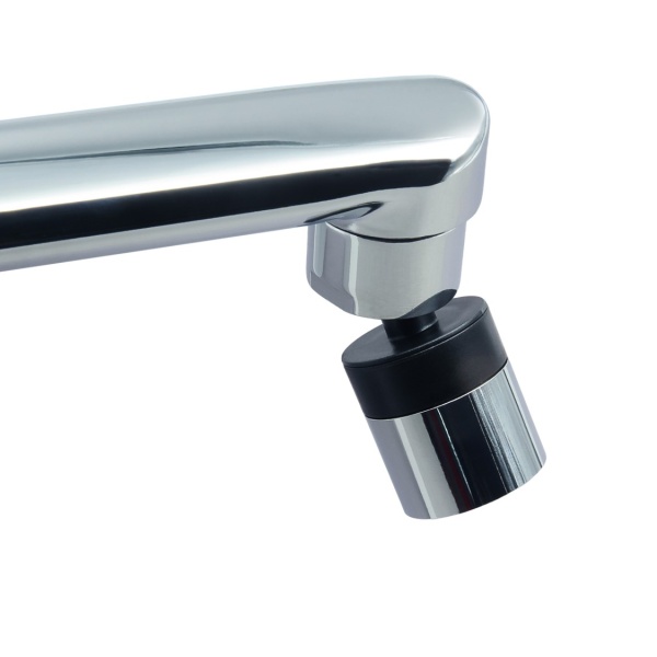 Насадка колокол на шарнире с переходником Esko NAARSH хром с черным