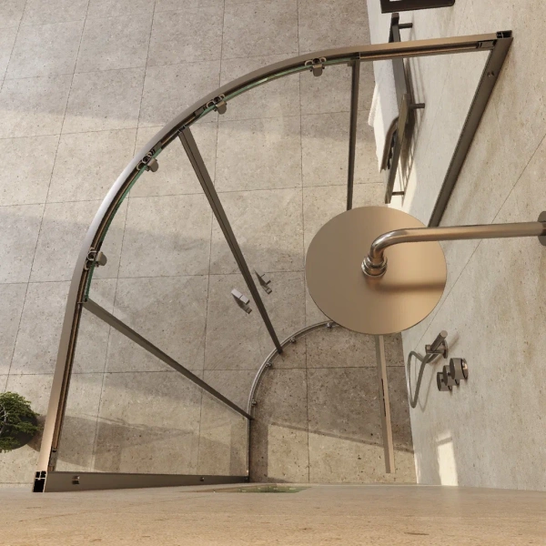 Душевой уголок Vagnerplast Авелло 100x100x185 VPSC100100185AV1CH профиль хром