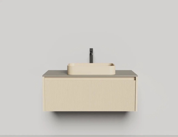 Тумба с раковиной Salini Domino 100 см 27D110ONF окрашивание по RAL эмаль Onda Plus