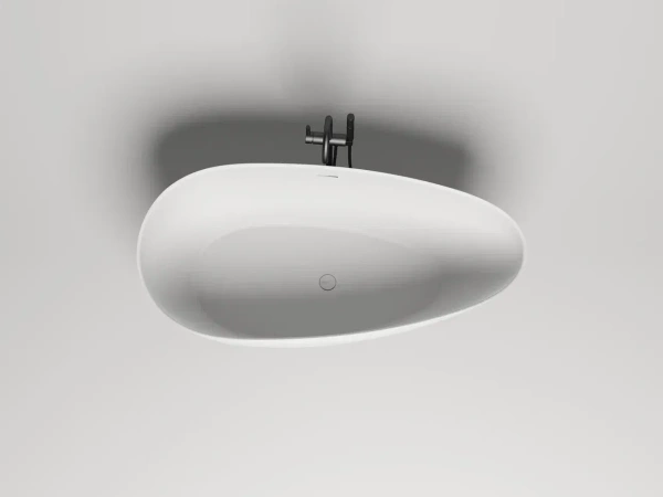 Ванна из искусственного камня Salini Paola 170x85 101512SM белая матовая отдельно стоящая