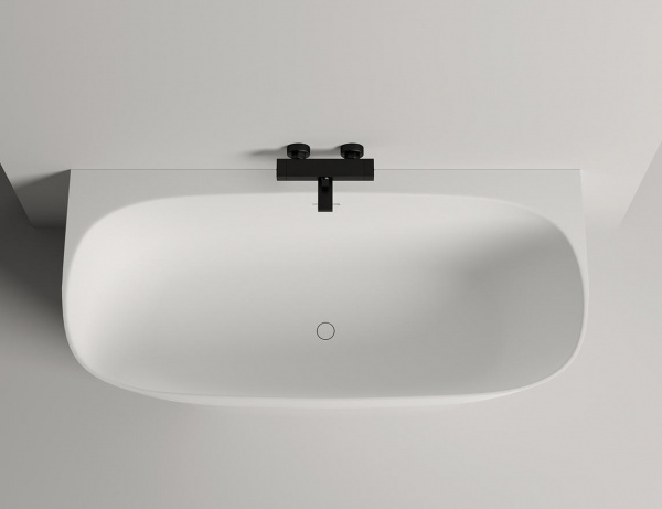 Ванна из литьевого камня Salini Sofia Wall 170x80 102512G белая глянцевая пристенная