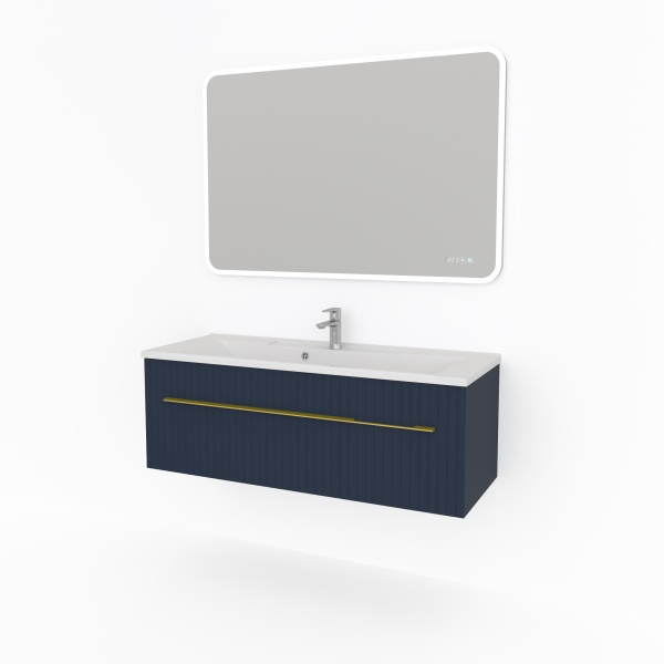 Тумба под раковину Kакса-А Sharm 005281 120 см синяя