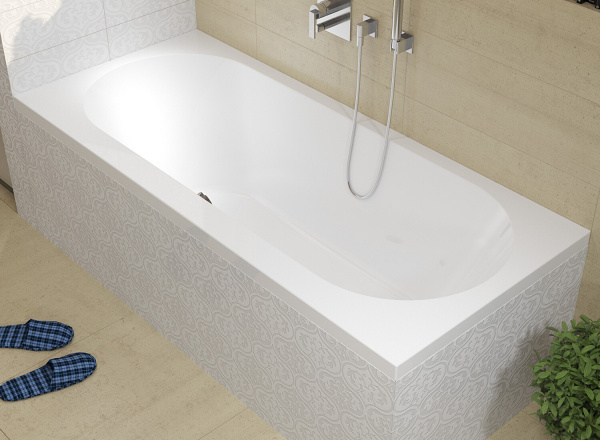 Ванна акриловая Riho Carolina 180x80 B056001005 пристенная