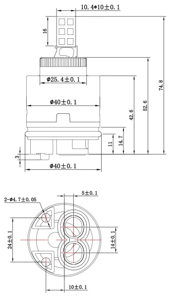 Картридж стандартный Esko CRT 40 HIGH черный высокий