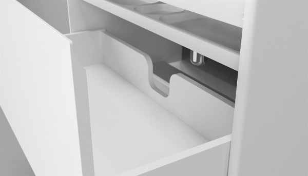 Тумба под раковину Velvex Klaufs tpKLA.80.2Y-616.216 80 см белая