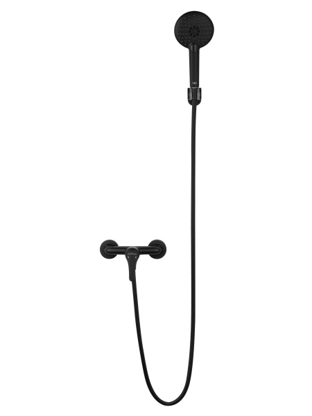 Смеситель для душа Wonzon & Woghand WW-4540-MB черный матовый с гарнитуром