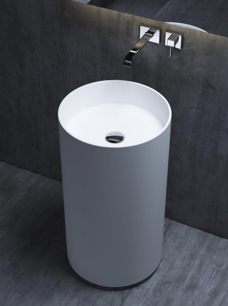 Раковина напольная Salini Armonia 01 130111G 45 см белая глянцевая