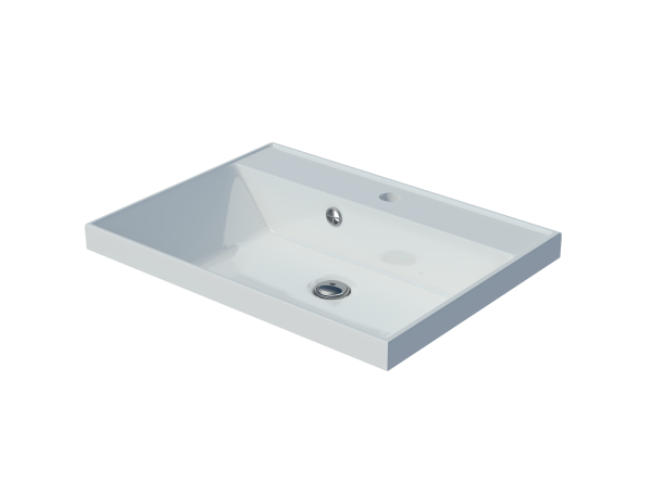 Мебельная раковина Madera Classica 4627173210164 60 см белая глянцевая