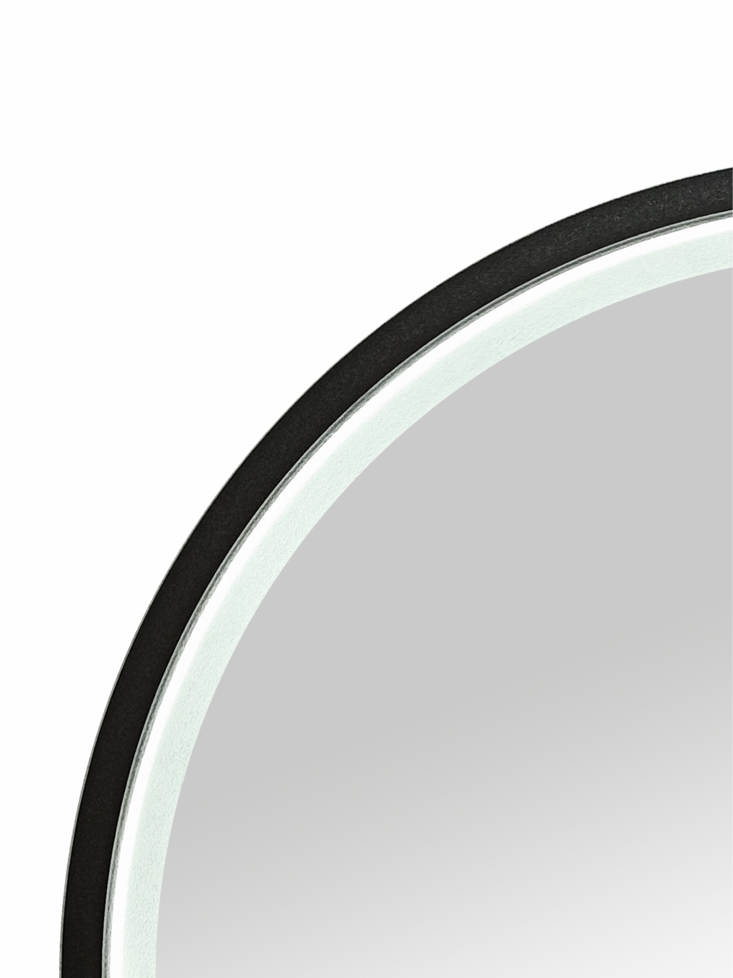 Зеркало Kакса-А Luxe 5380 60x60 черное