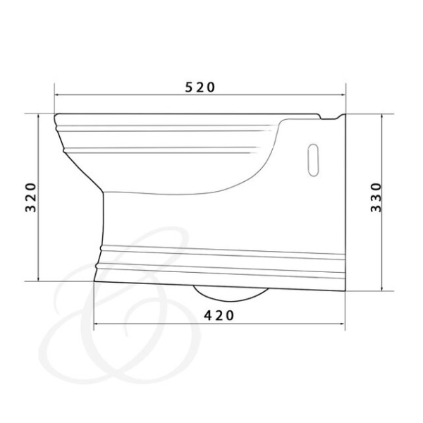 Унитаз подвесной Caprigo Armonia 5803 белый