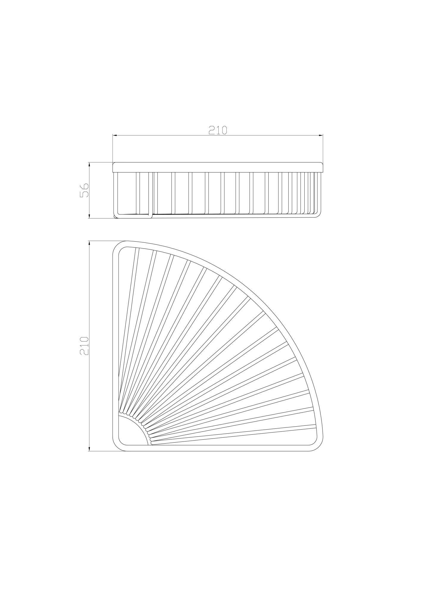 Полка для ванной Wonzon & Woghand WW-4118 хром глянцевая