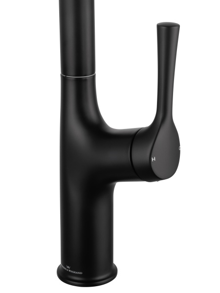 Смеситель для кухонной мойки Wonzon & Woghand WW-AE54123-MB черный матовый