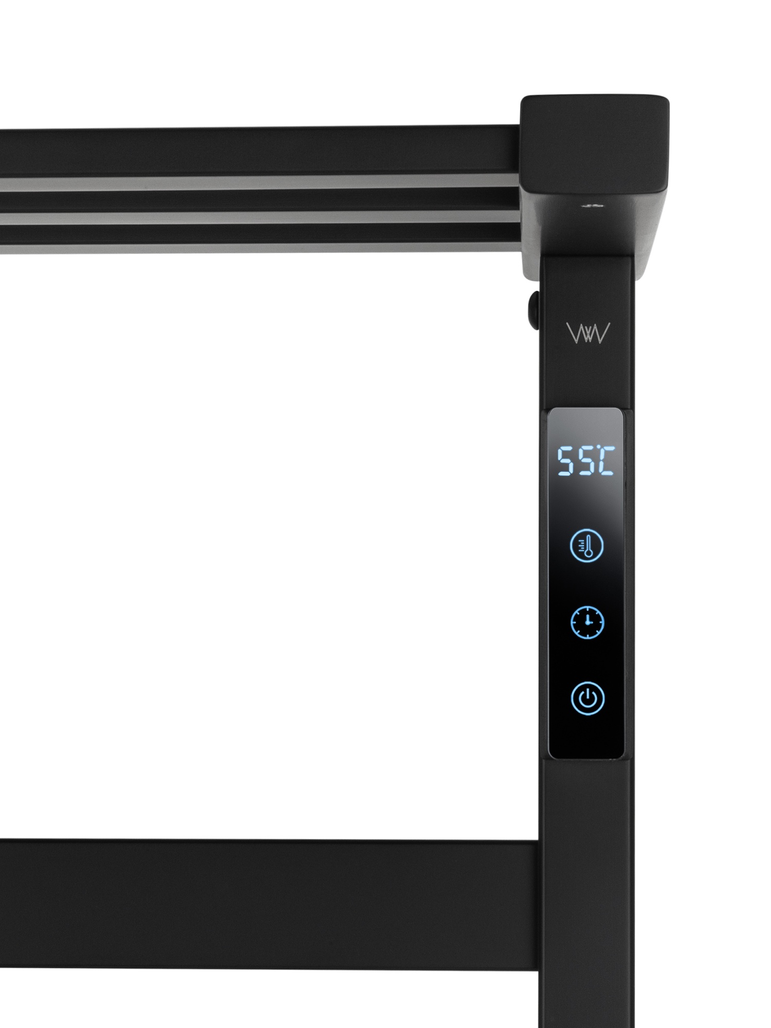 Полотенцесушитель электрический Wonzon & Woghand Frankfurt WW-A1029-MB черный матовый