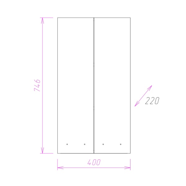 Шкаф Onika Кредо 304001 40 см белый