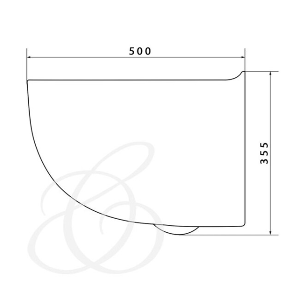 Унитаз подвесной Caprigo Modern C-1303 белый