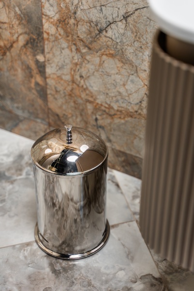 Ведро для мусора Boheme 10915-CR хром