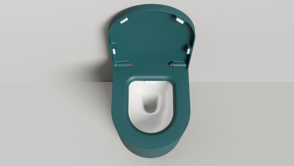 Унитаз подвесной Salini Gemelli 240121KMF только светлые оттенки RAL Classic матовый с крышкой