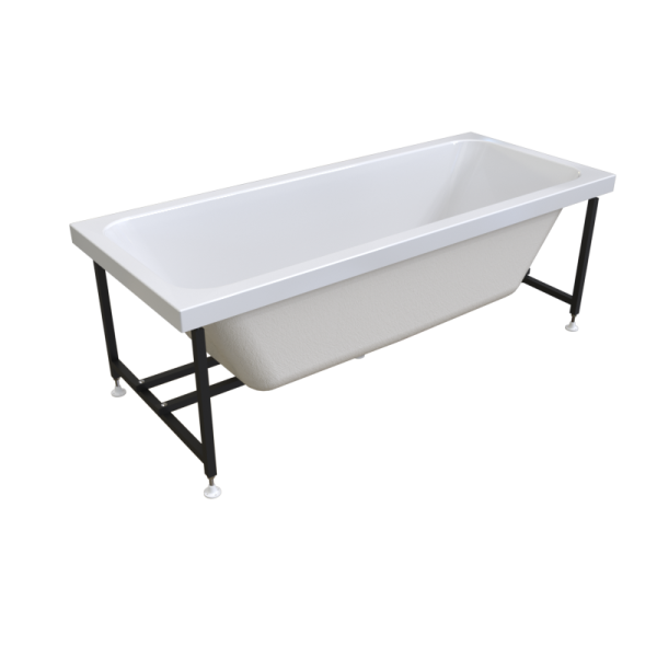 Ванна акриловая Radomir Патрисия 175x75 1-01-0-0-1-330 пристенная c каркасом