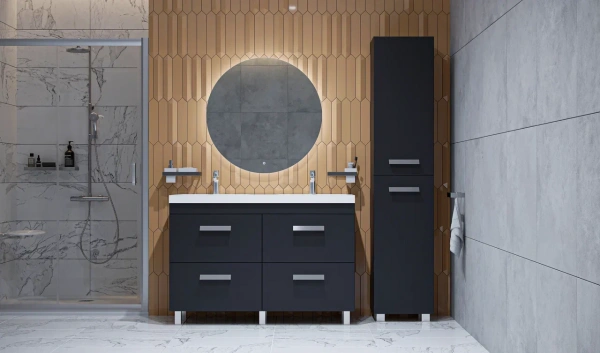 Пенал Velvex Orlando pn.ORL.40 графит 40 см черный