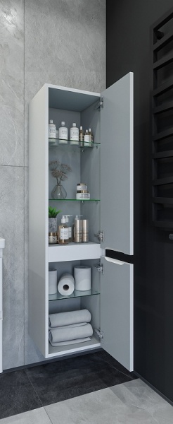 Пенал Caprigo Forte 36150R-SF027 35 см R белый