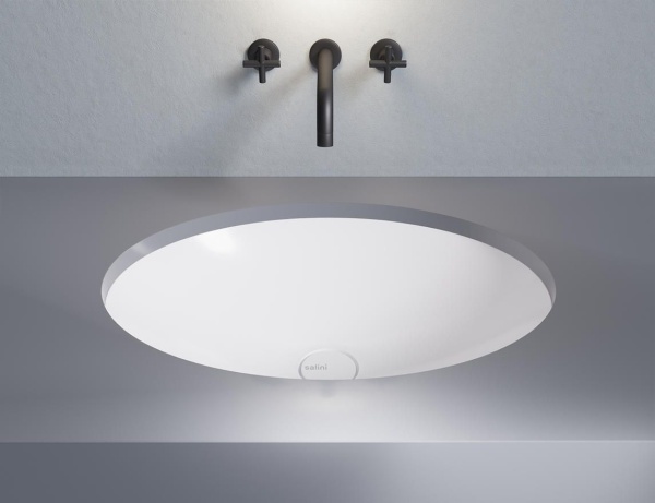 Встраиваемая раковина Salini Marea 1802211M 40 см белая матовая