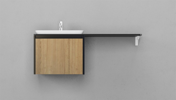 Тумба под раковину Velvex Klaufs tpKLA.56.60.1Y-617.217 56 см черная