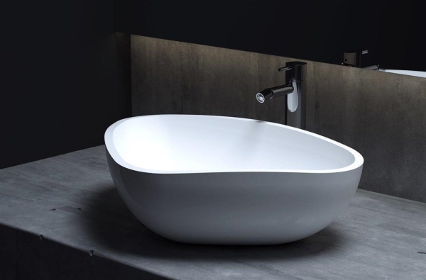 Накладная раковина Salini Gloria 06 1102206M 40 см белая матовая