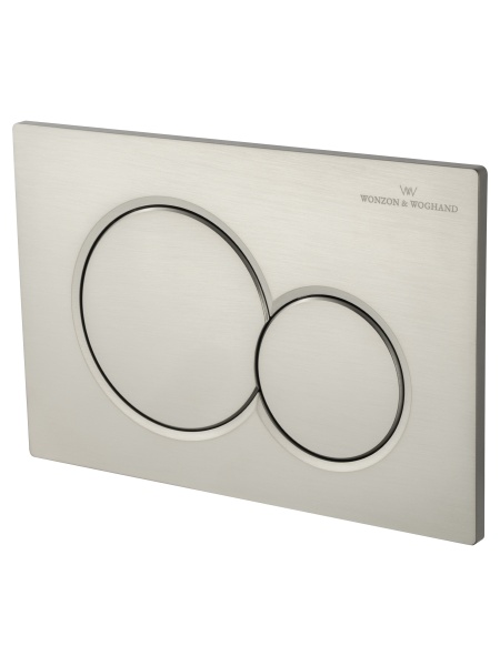 Кнопка смыва Wonzon & Woghand WW-IB232-BN никель брашированный механическая