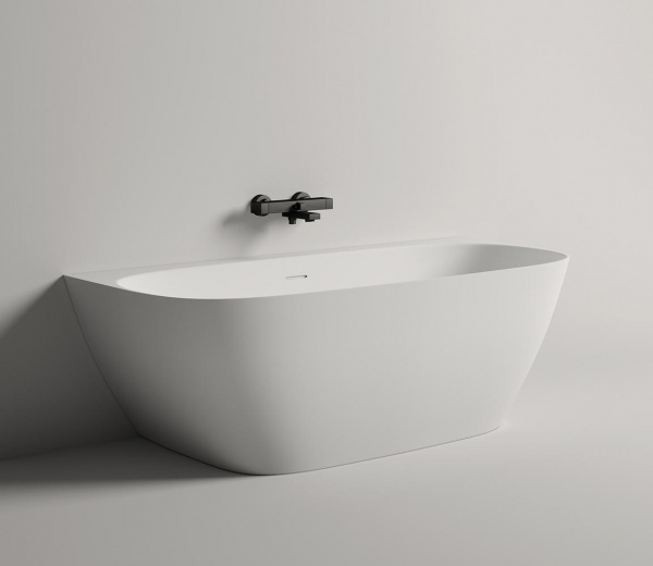 Ванна из искусственного камня Salini Sofia Wall 170x80 102522M белая матовая пристенная