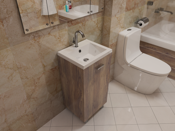 Мебельная раковина Madera Alice 4627173210287 40 см белая глянцевая