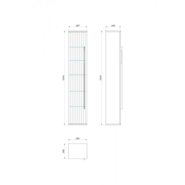 Пенал Kакса-А Sharm 005278 30 см синий