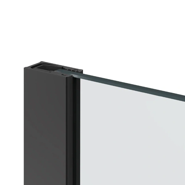 Шторка на ванну Vagnerplast Леда 80x140 VPSS80140LE1BL профиль черный стационарная