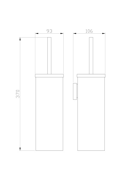 Туалетный ершик Wonzon & Woghand Polo WW-8929-DG золото глянцевый