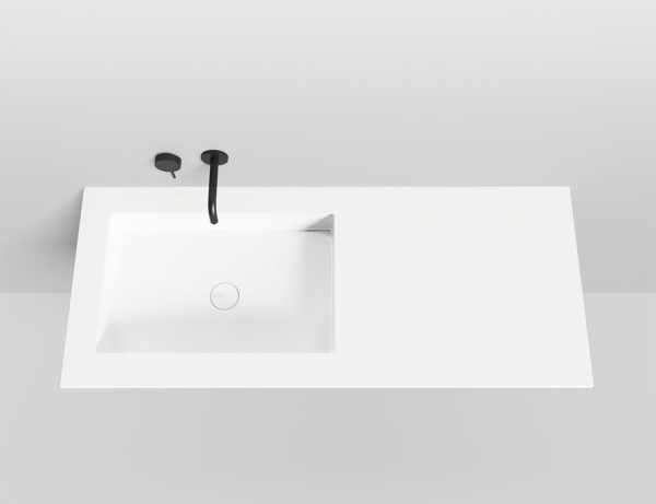 Встраиваемая раковина Salini Marea 1802214M 40 см белая матовая