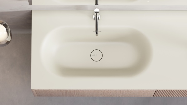 Подвесная раковина Salini Onda Flow Oval 72 14022042MN 40 см белая матовая