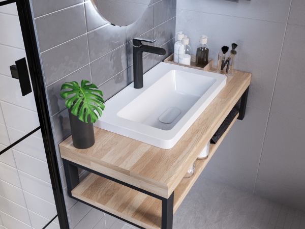 Мебельная раковина Madera Modul 4627173210904 60 см белая глянцевая