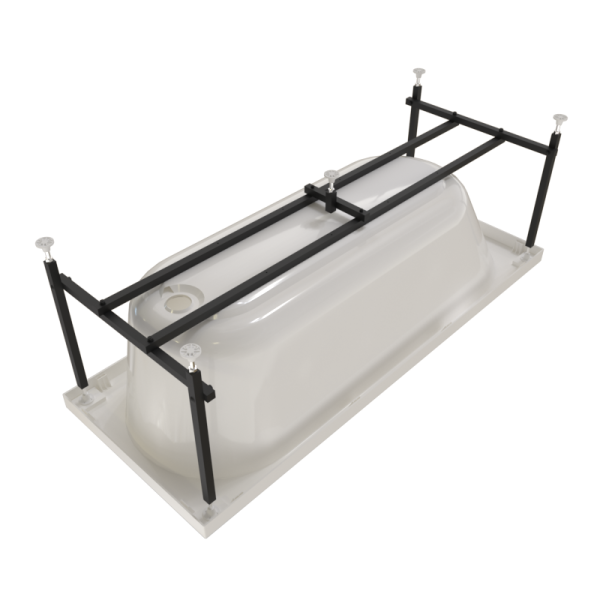 Ванна акриловая Radomir Виктория Лайт 170x75 2-01-0-0-1-259Р пристенная c каркасом