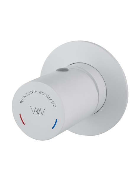 Встраиваемый смеситель Wonzon & Woghand WW-105-MW белый матовый