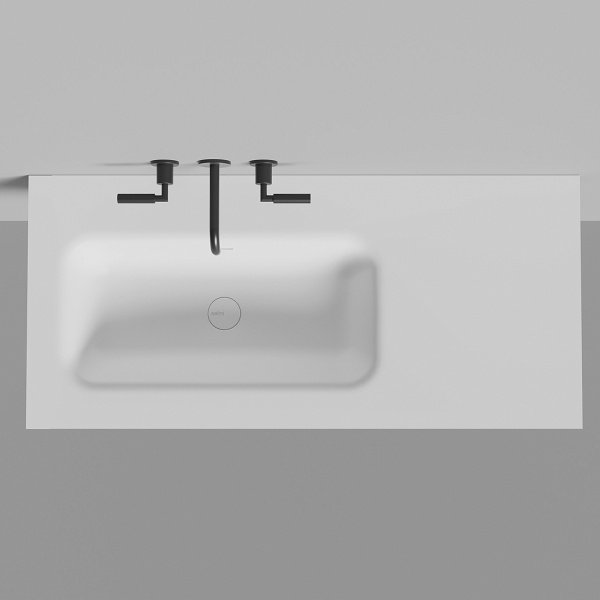 Подвесная раковина Salini Onda Flow Round 1402205MN 40 см белая матовая