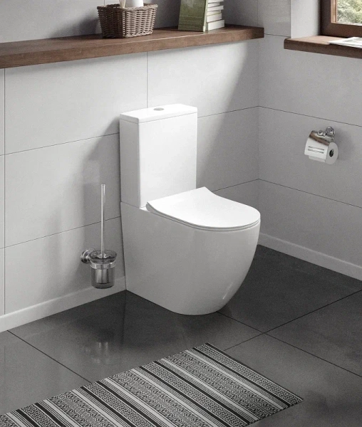 Чаша унитаза Koller Pool RN-0665-RC-C белая с сиденьем с микролифтом