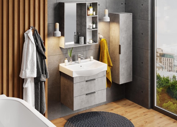 Пенал Onika Девис 403071 30 см бетон чикаго