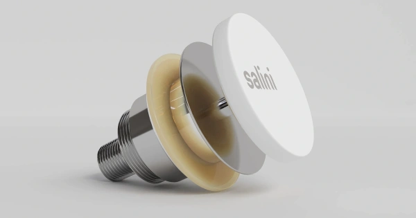 Донный клапан для ванны Salini 152301M белый матовый