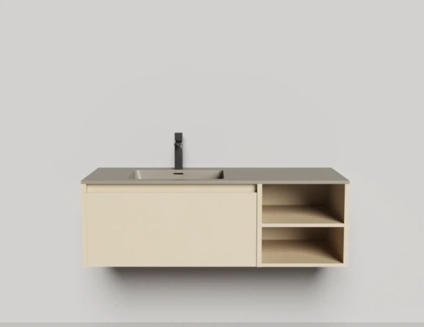 Тумба с раковиной Salini Domino 120 см 27D112ONA окрашивание по RAL эмаль Onda Plus